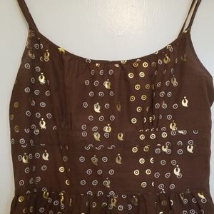 Spaghetti strap empire waist dress